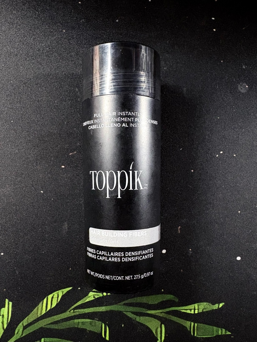 Toppik Keratin Hair Building Fibers for Gray Hair | 27.5g, Full Size